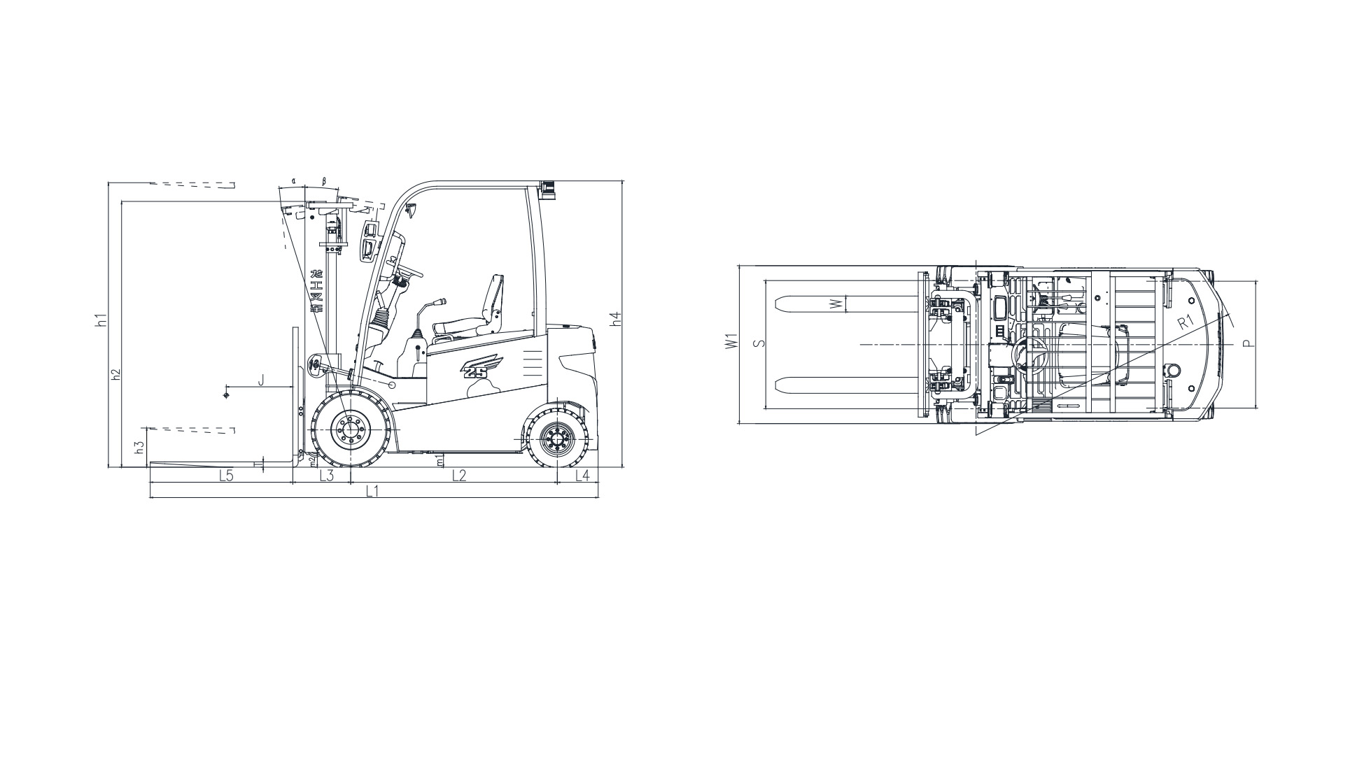 LG40/50B Forklift schema